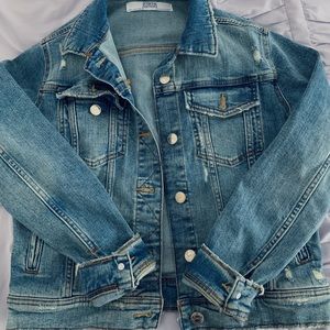 Blue Zara Jean Jacket